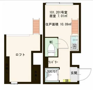 ブリリアント大原【2階】の間取り