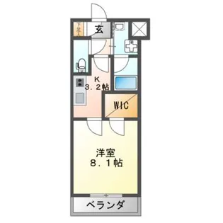 ステラウッド南恵我之荘【2階】の間取り