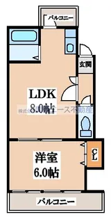 コーポ静【3階】の間取り