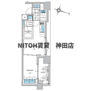 東京都千代田区神田須田町1【マンション】の間取り