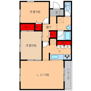 ワシントンMC【1階】の間取り