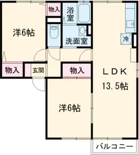 ハイム・サンシャイン【2階】の間取り