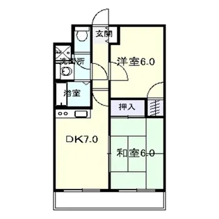 ステム中百舌鳥【3階】の間取り