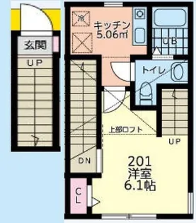 神奈川県相模原市中央区共和3【アパート】の間取り