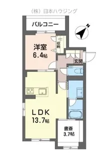 ザ・グランツ大倉山【2階】の間取り