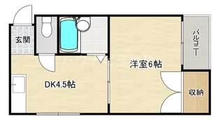 大阪府大阪市都島区都島中通2【マンション】の間取り