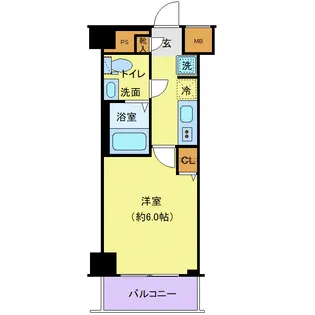 ジェノヴィアお花茶屋IIスカイガーデン【2階】の間取り