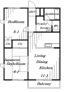 ヴィラ・デラエステ【2階】の間取り