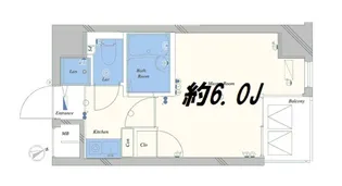 アイフェリーク日本橋【3階】の間取り