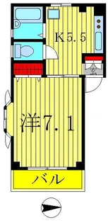 丸山ハイツ【1階】の間取り
