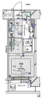 メインステージ川崎クロシアII【10階】の間取り
