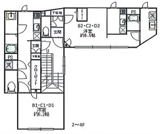 HDC王子神谷【3階】の間取り