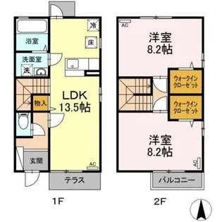 東京都国分寺市北町3【一戸建】の間取り