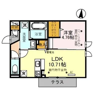 ott’s桂【1階】の間取り