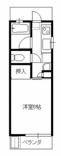 レジデンス小峯【2階】の間取り