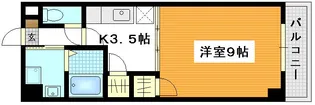 クロスデータビル73【5階】の間取り