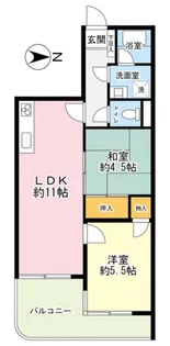 メゾン・ド・ヴェール【3階】の間取り