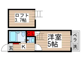 HEBRON【2階】の間取り