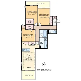 アレーズKASHIWANOHA【3階】の間取り