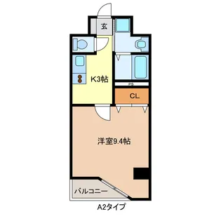 ルラシオン江戸橋【1階】の間取り