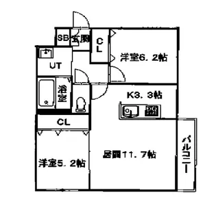 Cozy Place栄通【4階】の間取り