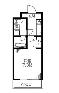 エクセルピア東大井【2階】の間取り