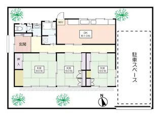 東京都小平市鈴木町1【一戸建】の間取り