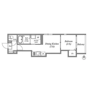 The Crest【3階】の間取り