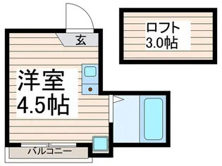 シャンテ堀切菖蒲園【3階】の間取り