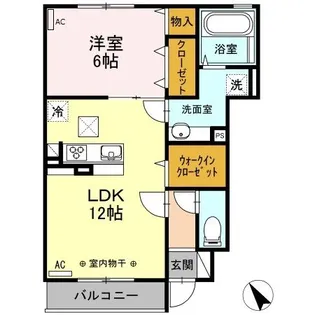 ラ・ピーノ 3【1階】の間取り