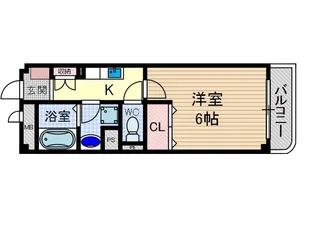 シンコ・コスモス【3階】の間取り