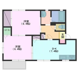 フォーレス荏原南台【1階】の間取り