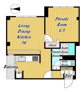 大成マンション【3階】の間取り