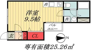 千葉県市川市市川3【アパート】の間取り