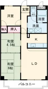 サンモール川上II【3階】の間取り