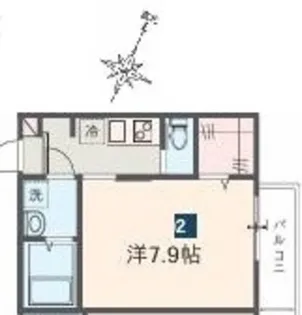 MELDIA原当麻II【1階】の間取り