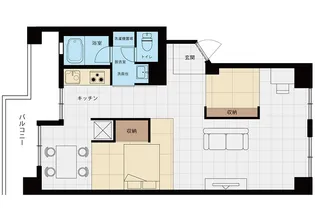 公社賃貸SMALIO 千里山田西【7階】の間取り