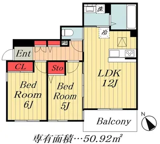 ヨークトルヘイム【1階】の間取り