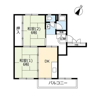 UR北本【4階】の間取り