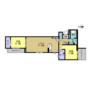 メゾン オルジュ【3階】の間取り