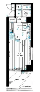 カテリーナ浅草【2階】の間取り
