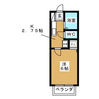 グレイスヒル追浜【2階】の間取り