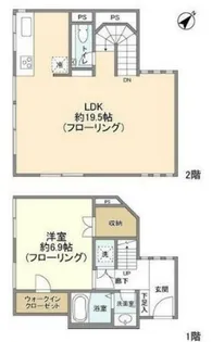 F K Daikanyama【1階】の間取り