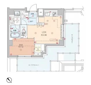 クレイシアIDZ練馬富士見台【8階】の間取り