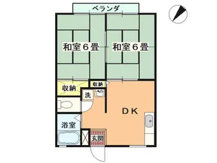 サンシティー大久保【2階】の間取り