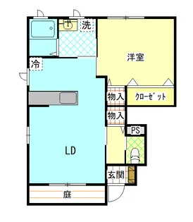 ヴィラサンファミリア【1階】の間取り