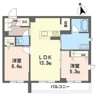 ルピナス グランデ【2階】の間取り
