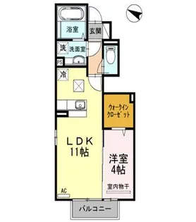 ドリームH&M【1階】の間取り