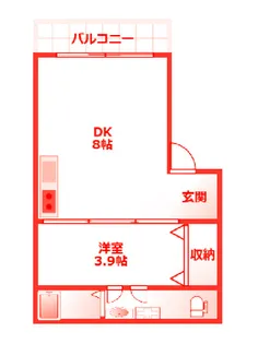 リバーサイド【2階】の間取り