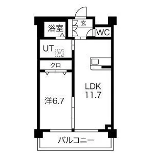 フォルトゥーナ浄水【1階】の間取り